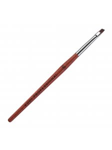 Brush for gel modeling №6/S (nap: nylon; wooden handle)